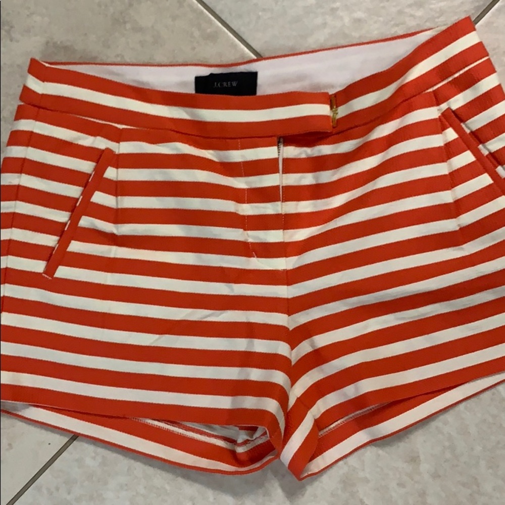 Jcrew sz 6 striped shorts